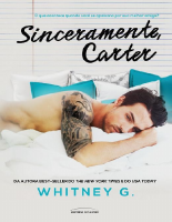 Sinceramente, Carter - Whitney G..epub